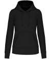 KB4028 K4028 Kariban Ladies Hooded Sweatshirt Black colour image